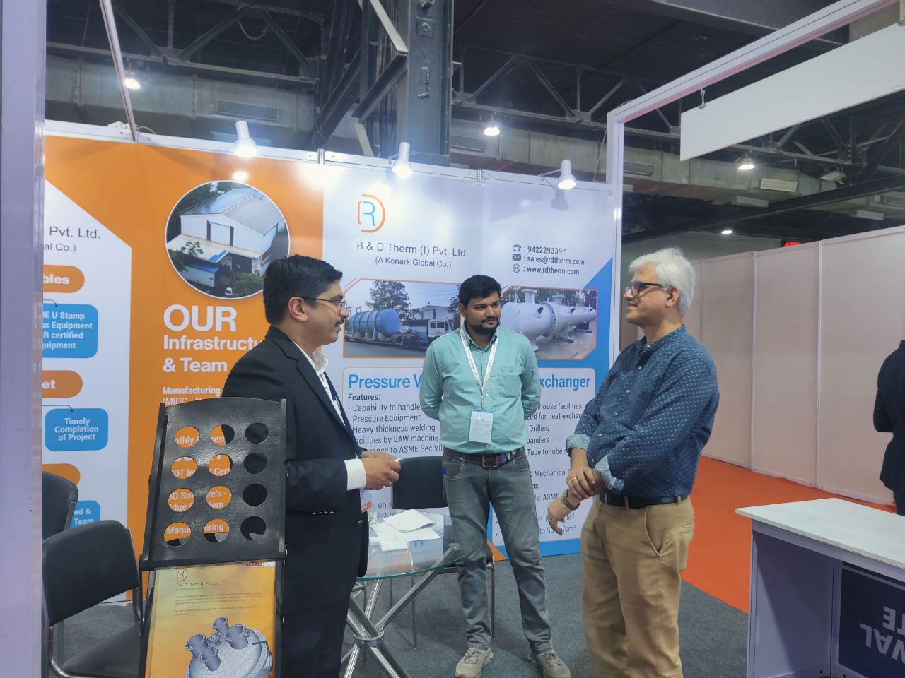 R&D Therm booth at ChemProTech India 2025