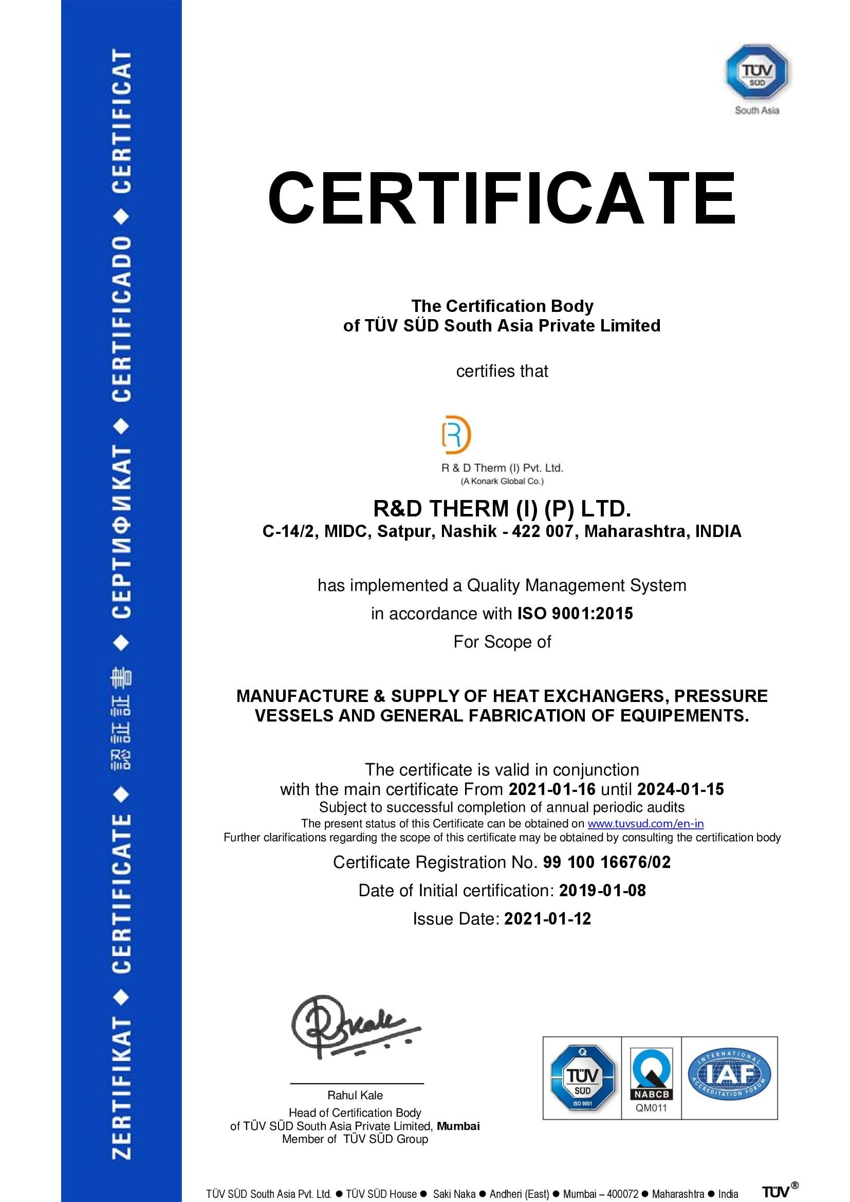 R & D THERM INDIA PVT. LTD